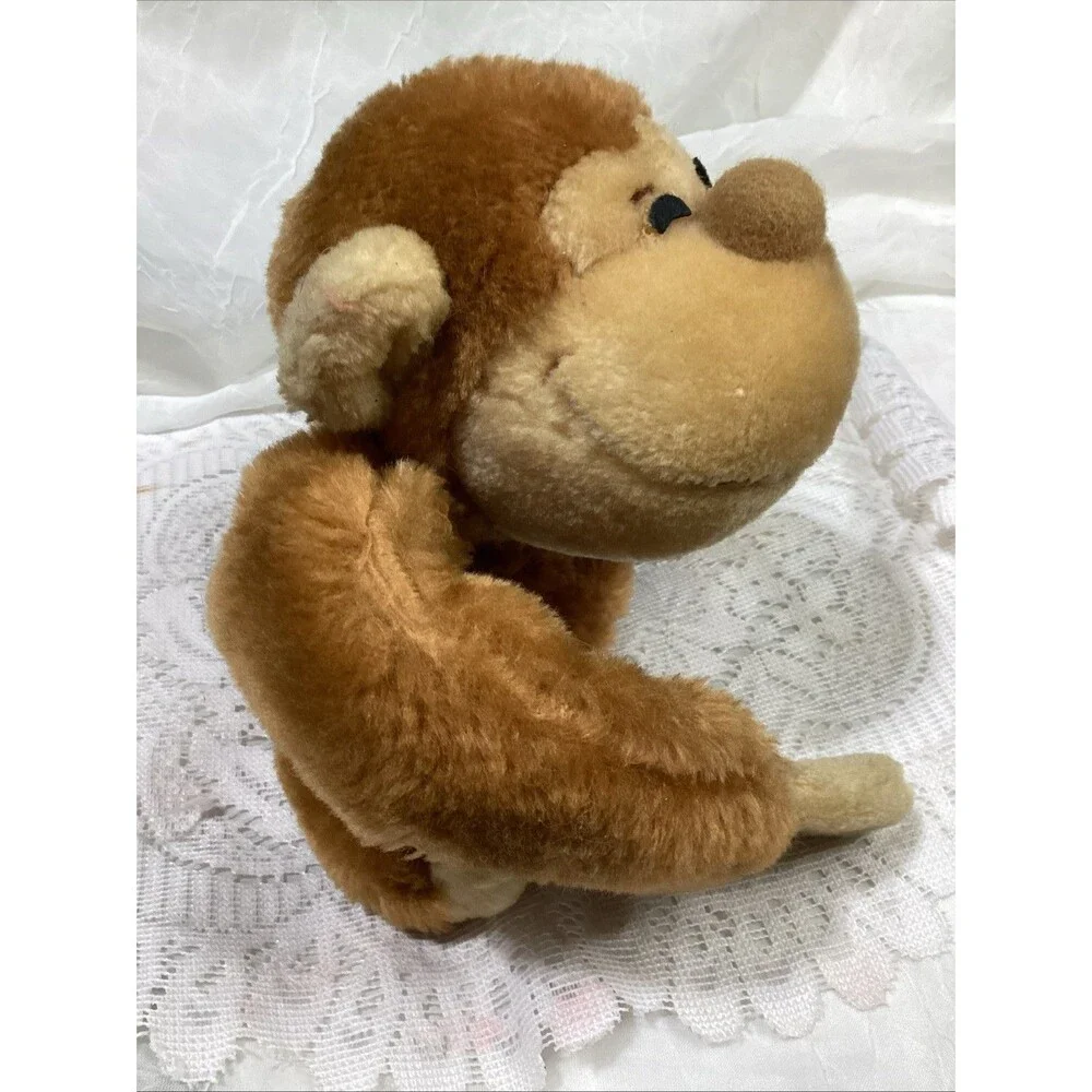 Vintage Knickerbocker Monkey Gorilla Ape Plush Stuffed Animal Toy Made In Korea